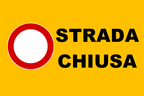 Avviso Interruzione Totale della Circolazione